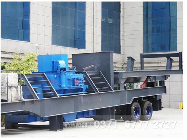 制砂機(jī)+振動篩移動破碎篩分設(shè)備 制砂機(jī)+振動篩移動破碎篩分設(shè)備