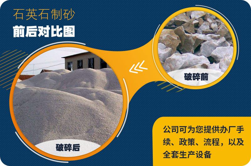 石英石破碎前后對(duì)比 石英石破碎前后對(duì)比