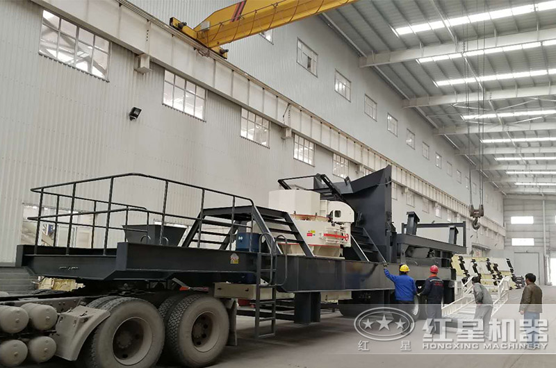 移動(dòng)制砂機(jī)組機(jī)現(xiàn)場(chǎng) 移動(dòng)制砂機(jī)組機(jī)現(xiàn)場(chǎng)