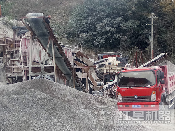 保型制砂現(xiàn)場