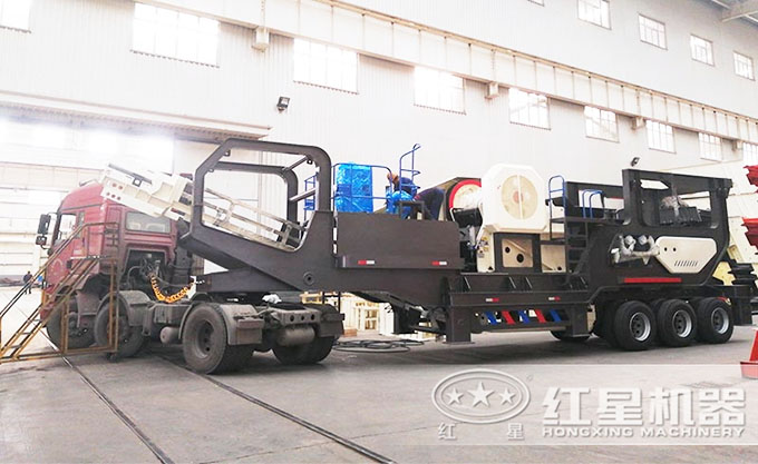 移動式破碎站發(fā)往江蘇無錫