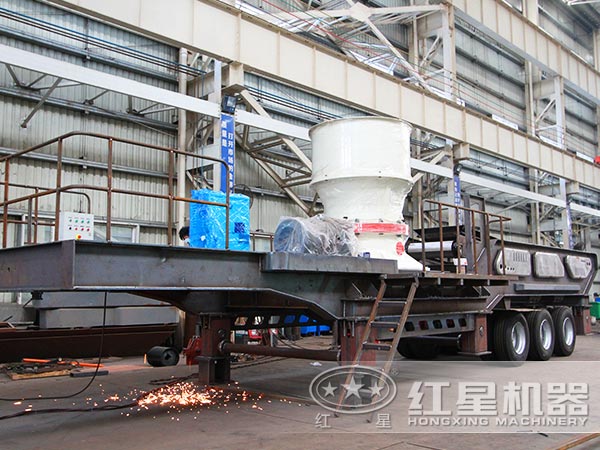 紅星車載移動碎石機生產車間 紅星車載移動碎石機生產車間