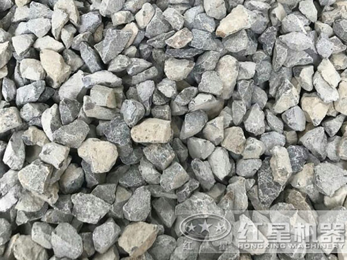 經(jīng)汽車移動(dòng)打石機(jī)處理后的13石子