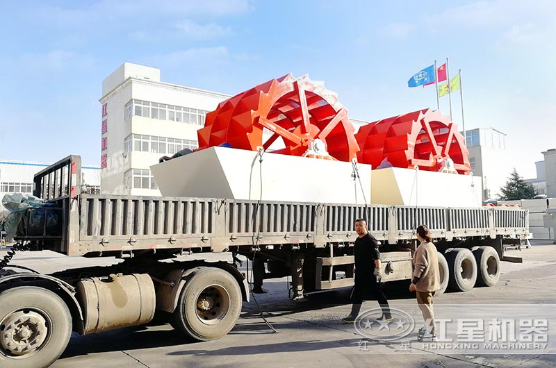 河南紅星洗砂機發(fā)往廣東 河南紅星洗砂機發(fā)往廣東