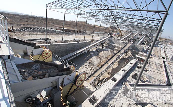 PE-750×1060石頭破碎現(xiàn)場