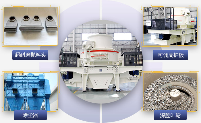 HVI沖擊式制砂、整形機(jī)搭配優(yōu)勢(shì)圖