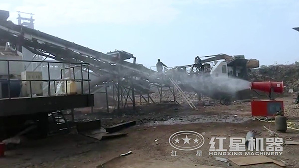 生產(chǎn)現(xiàn)場(chǎng)噴灑裝置