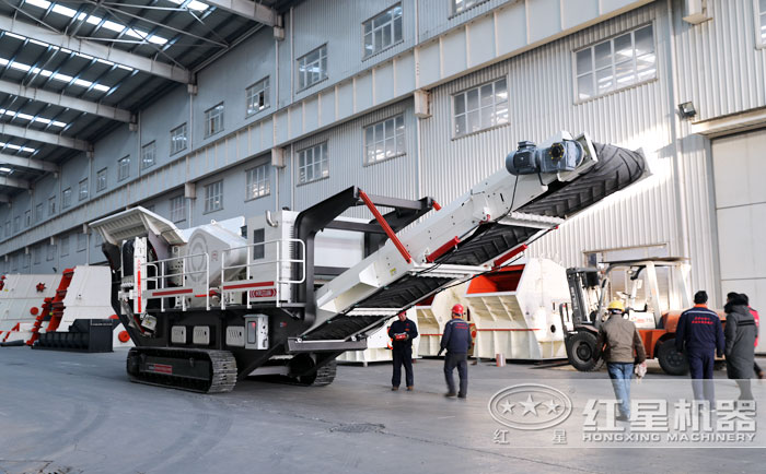 履帶式移動(dòng)克石機(jī)-廠(chǎng)區(qū)試機(jī) 履帶式移動(dòng)克石機(jī)-廠(chǎng)區(qū)試機(jī)