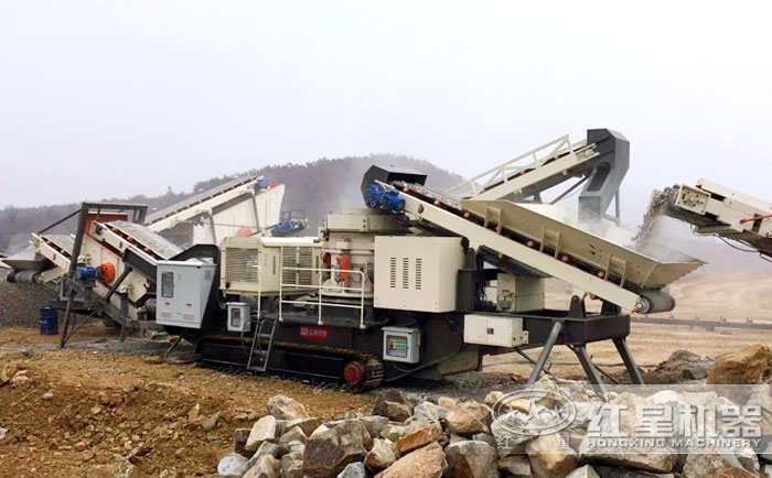 紅星智能履帶式一體機作業(yè)現(xiàn)場 紅星智能履帶式一體機作業(yè)現(xiàn)場