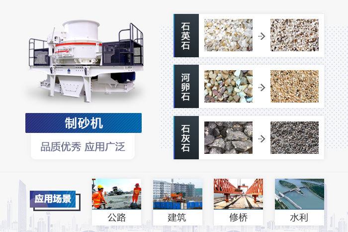 制砂機(jī)應(yīng)用范圍