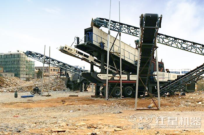 移動建筑垃圾處理設(shè)備施工現(xiàn)場 移動建筑垃圾處理設(shè)備施工現(xiàn)場