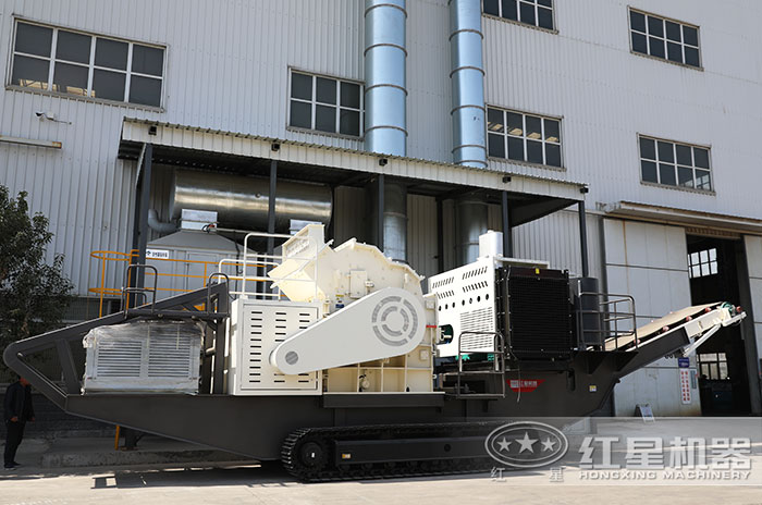搭配細碎機的履帶式移動制砂機設備 搭配細碎機的履帶式移動制砂機設備