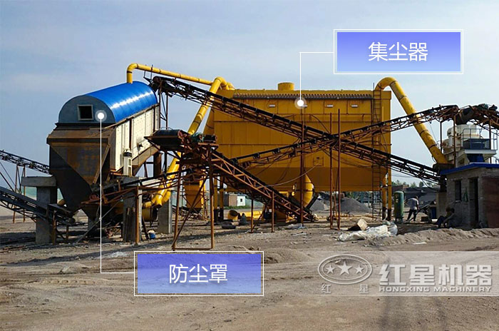 環(huán)保型制砂生產(chǎn)線客戶現(xiàn)場