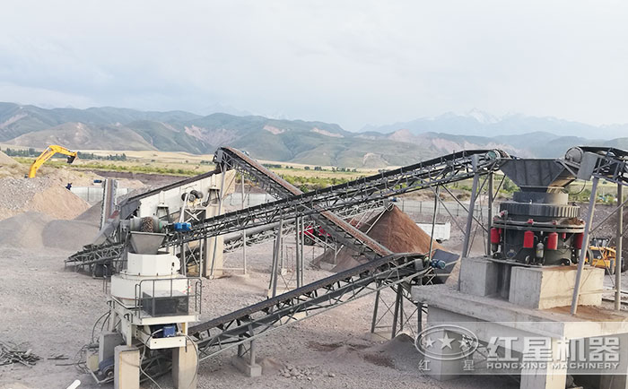 機(jī)制砂企業(yè)加工現(xiàn)場(chǎng) 機(jī)制砂企業(yè)加工現(xiàn)場(chǎng)