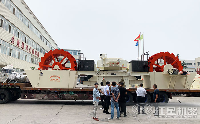 紅星機器洗沙機發(fā)往安徽地區(qū) 紅星機器洗沙機發(fā)往安徽地區(qū)