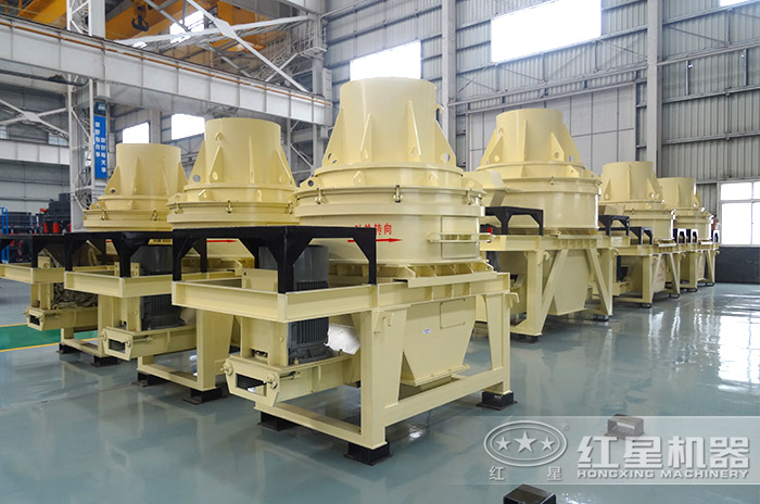 紅星實力粉砂機(jī)廠家生產(chǎn)車間