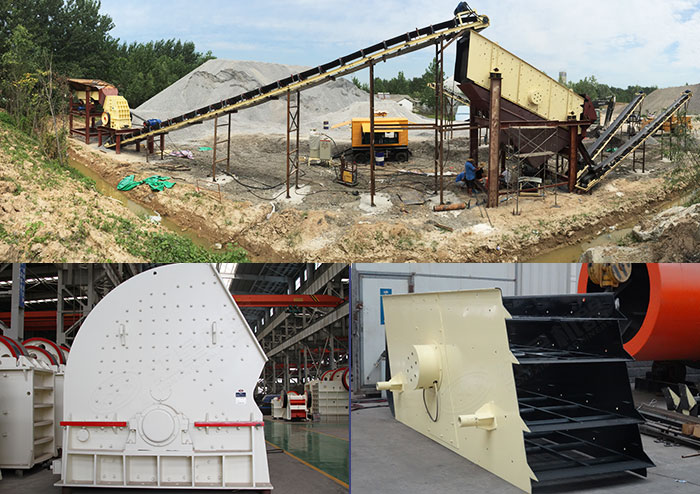 錘式破碎機可一臺設(shè)備成生產(chǎn)線