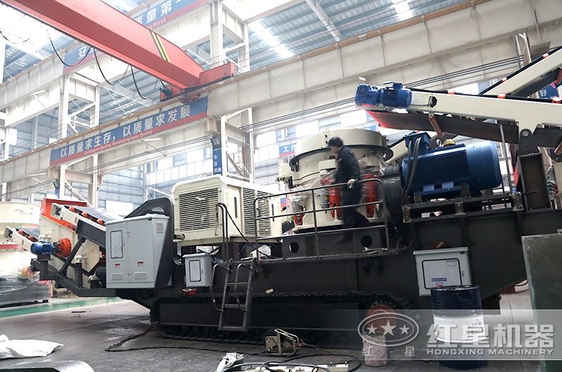 紅星移動(dòng)式制設(shè)設(shè)備，車間安裝現(xiàn)場(chǎng)