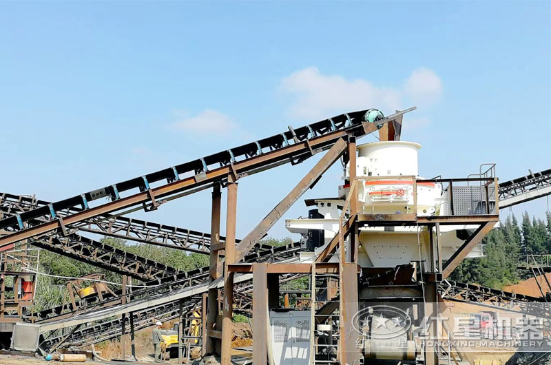 HVI制砂機工作現(xiàn)場 HVI制砂機工作現(xiàn)場