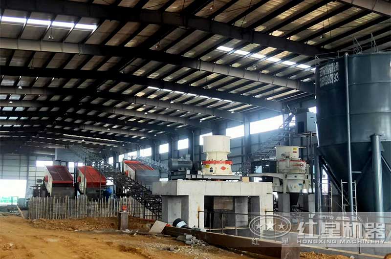 制砂機(jī)現(xiàn)場(chǎng)