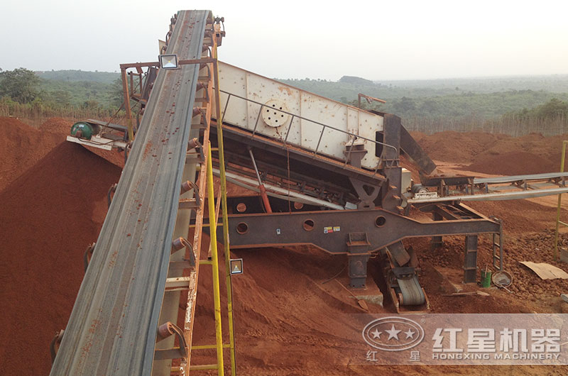 移動式制砂設(shè)備現(xiàn)場