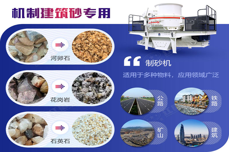工業(yè)機制砂設(shè)備可粉碎多種砂石 工業(yè)機制砂設(shè)備可粉碎多種砂石