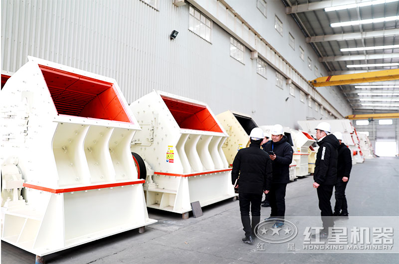 客戶到廠考察碎石設備 客戶到廠考察碎石設備